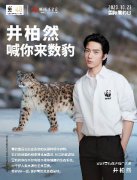 井柏然WWF雪豹保护大使 发布豹猫表情包呼
