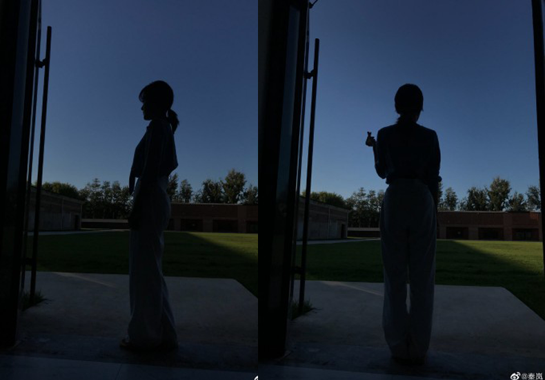    秋日限定！  秦岚微博晒照尽显温柔气质