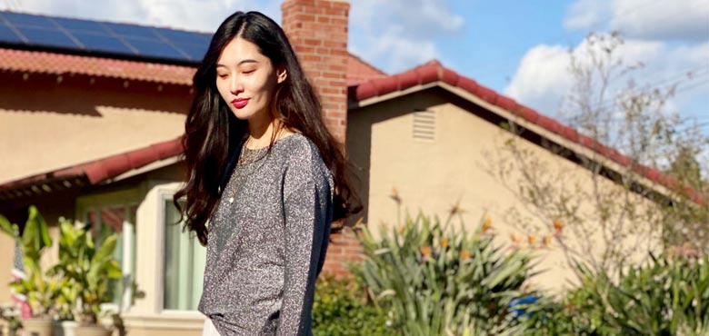 陈碧舸春日写真大片 简约清新散发温柔气息