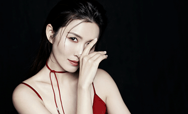 徐洁儿红裙性感写真曝光 妩媚迷人大秀好