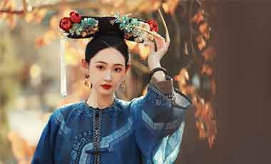 95后小花刘玮婷古风大片释