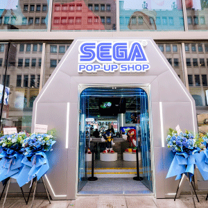 世嘉SEGA中国首家快闪店登陆上海百联ZX  经典游戏IP众神集结燃爆现场