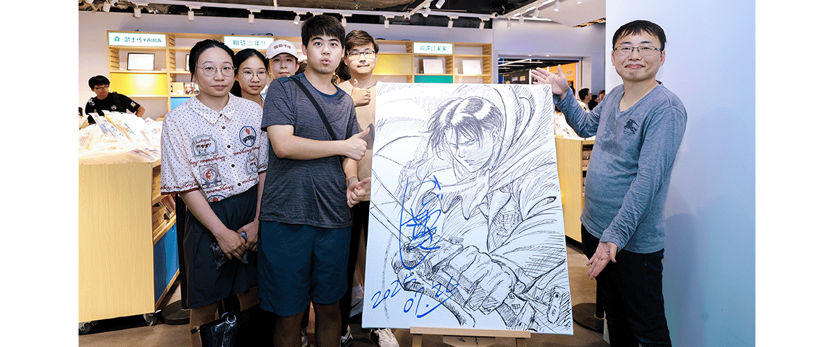 近日，位于上海百联ZX创趣场的I.GWIT全球首家旗舰店举行了著名动画导演门胁聪的来华亲绘及签售活动。门胁聪导演作为Pro