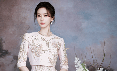 刘诗诗出席活动白瓷妆美