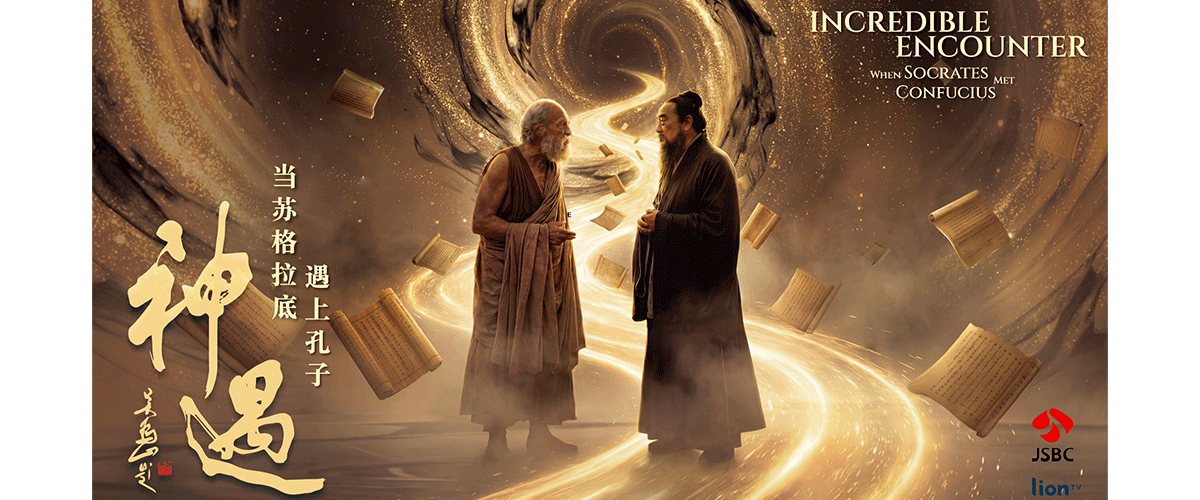 读中国，东方世界最古老的文明；希腊，西方文化的摇篮。2000多年前，两地各诞生了一位思想巨人孔子与苏格拉底，他们塑