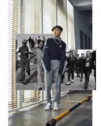 洪尧最新杂志写真曝光 将Track suit穿出态度！