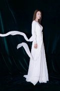 谭维维白色长裙LOOK 仙美飘逸