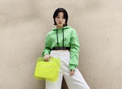 火箭少女101Yamy春日撞色穿搭 清爽果味时尚感十足